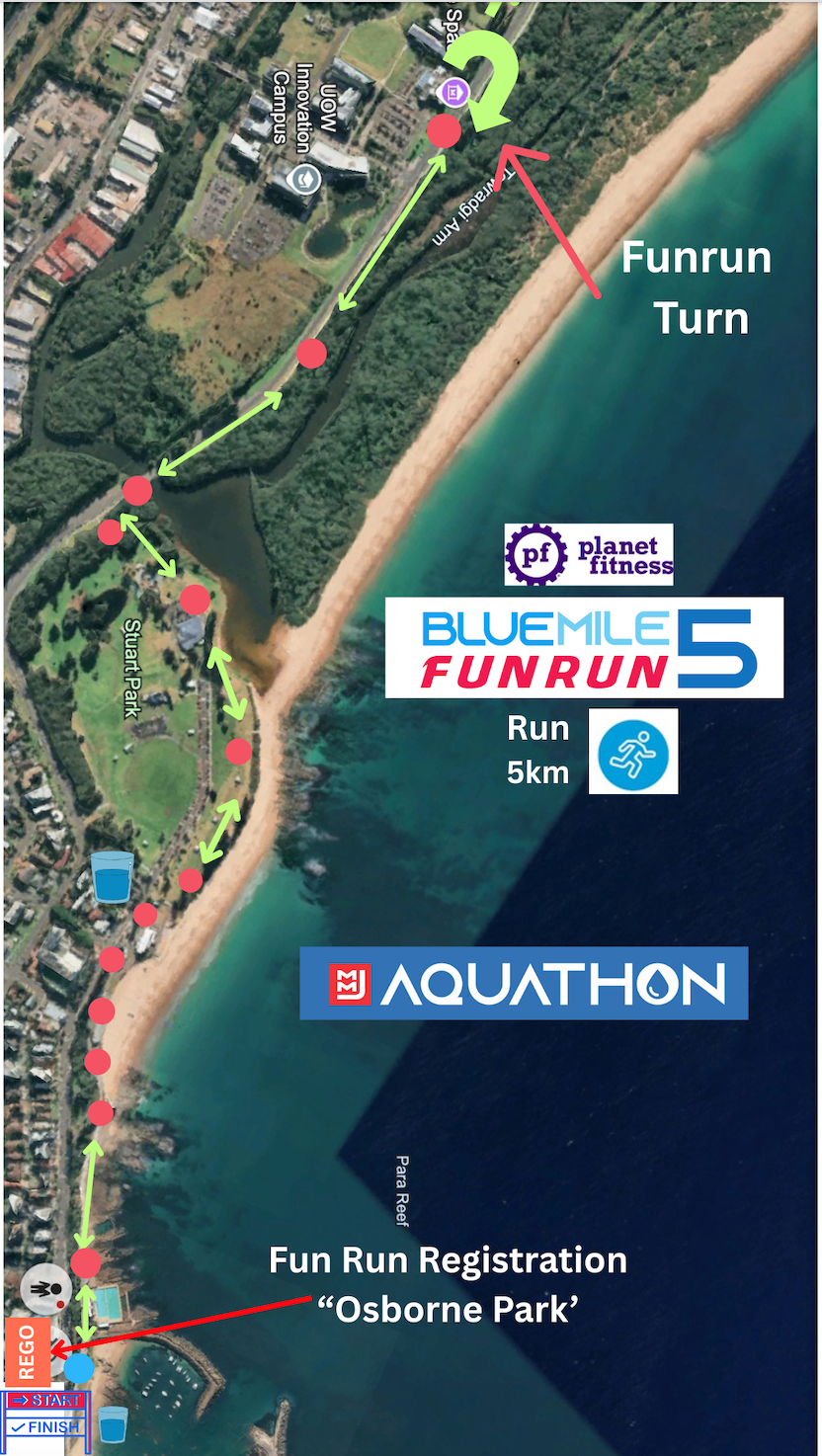 Blue Mile 5 Run Course_2026